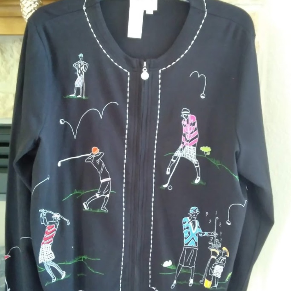 Vintage M C X Signature Golf Sweater